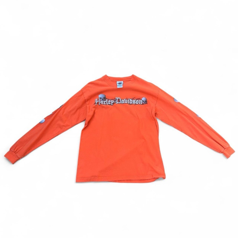 Harley-Davidson Bold Orange Long Sleeve Tee